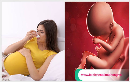 Những ảnh hưởng đến thai nhi nếu mẹ bầu bị viêm họng