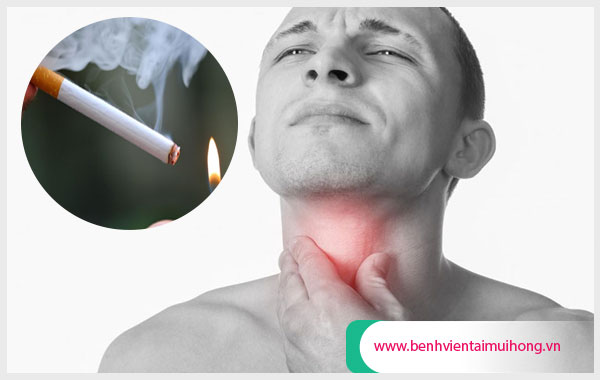 Những hoạt chất gây hại trong thuốc lá làm gia tăng nguy cơ ung thư vòm họng