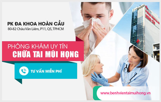 An tâm điều trị viêm tai giữa ở Hoàn Cầu