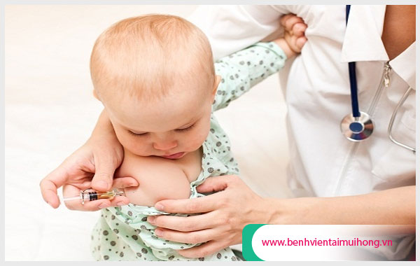 Tiêm ngừa vắc xin viêm tai giữa: tiêm 1, lợi 10